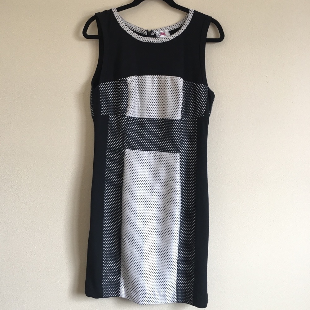 Yoana Baracshi Channeled Dots Column Dress 12 New